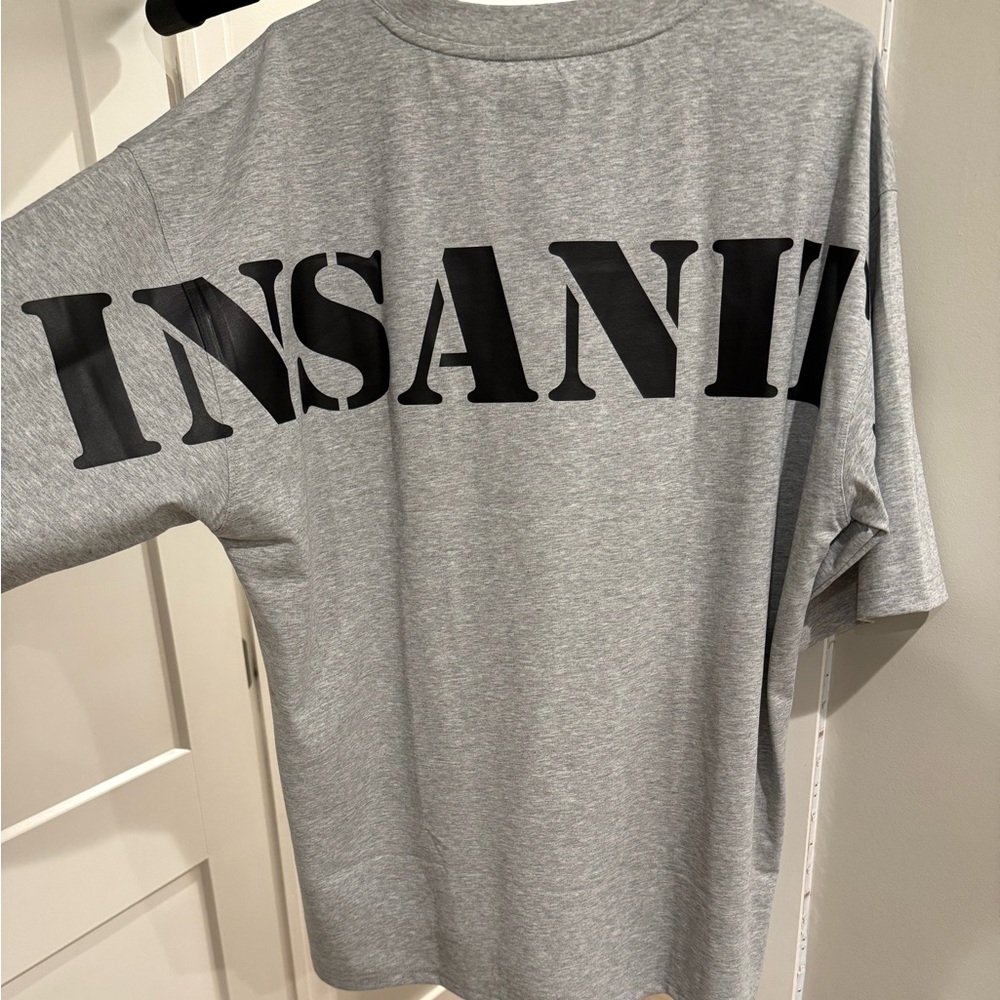 controlled insanity lightweight tee grey size xl - Picture 2 of 3